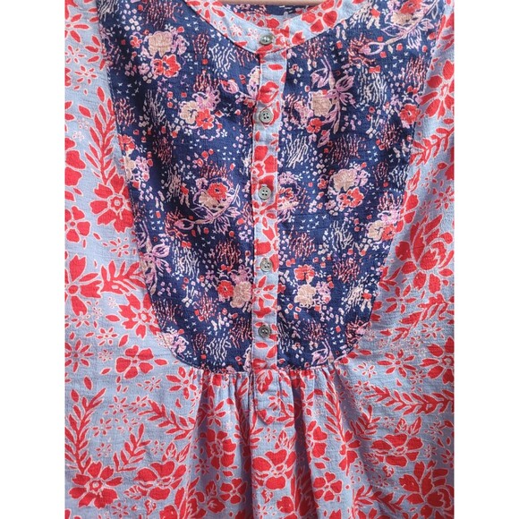 Xirena Cara Top In Tahiti Size Small Lightweight Floral Career Office Preppy - Picture 6 of 9
